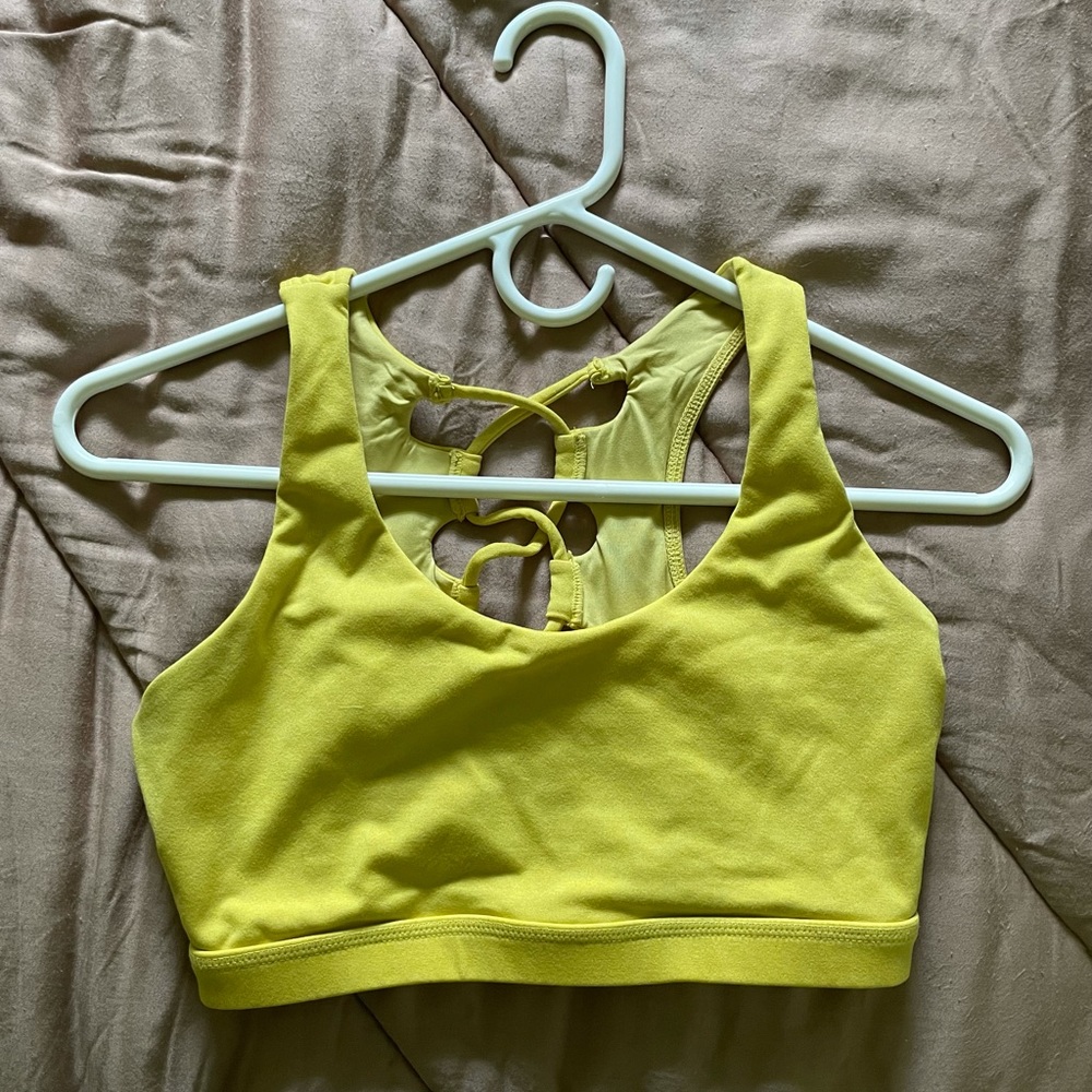 BuffBunny Yellow Sports Bra